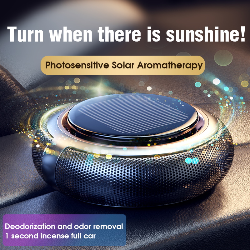 Perfume Aroma Fragrance - New High-Quality Solar Energy Rotating Aromatherapy