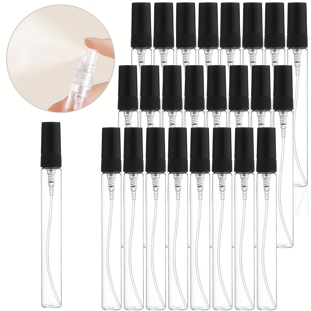 Perfume Fragrance Kit - 25pcs 10ml Refillable Empty Portable Glass