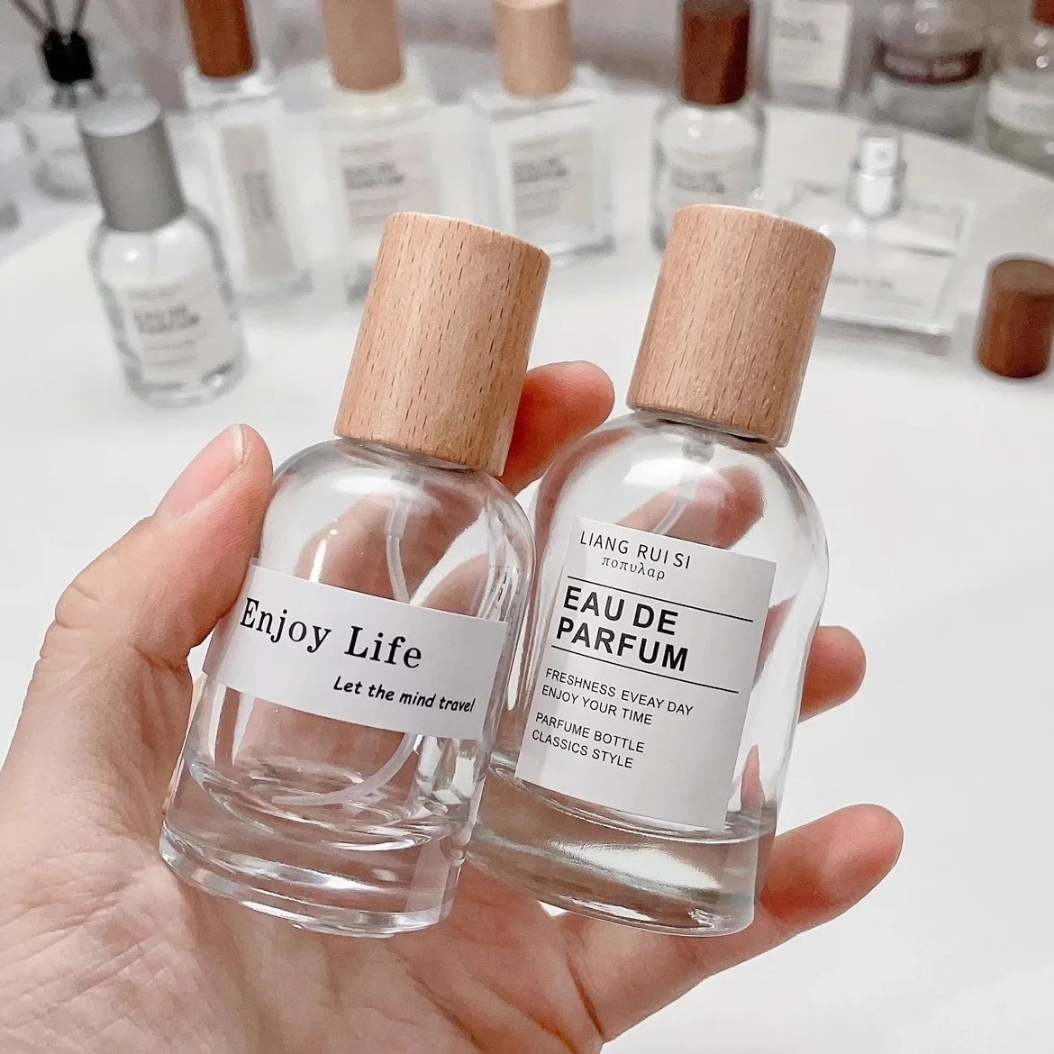 Perfume Fragrance Kit - 30/50ML Glass Perfume Bottle Spray Bottle
