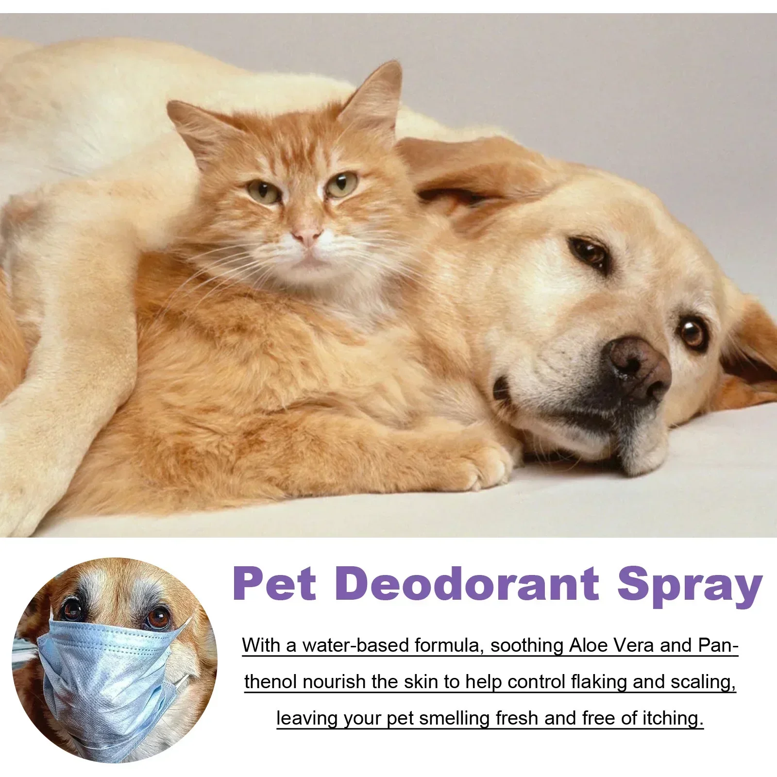 Pet Deodorization Spray 50ml D - Perfume Lavender Fragrance 评论和价格