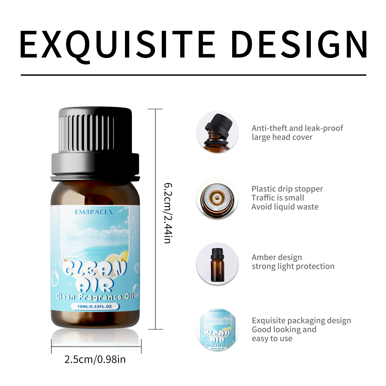 10ml Clean Air Fragrance Oils  - Sandalwood Perfume Oil 评论和价格