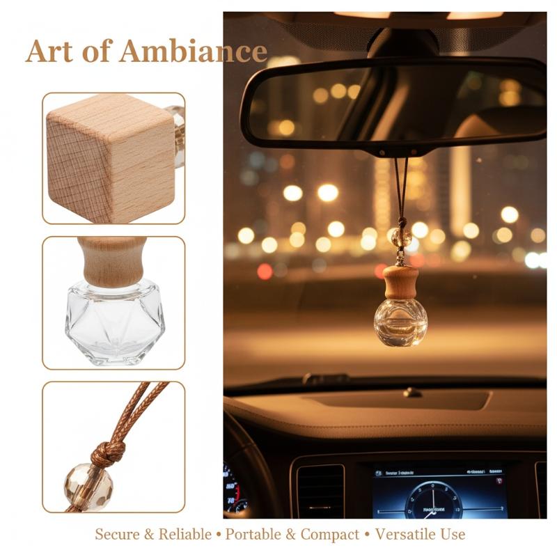 Car Hanging Perfume Bottle 1Pc - Fragrance Perfume Box 评论和价格
