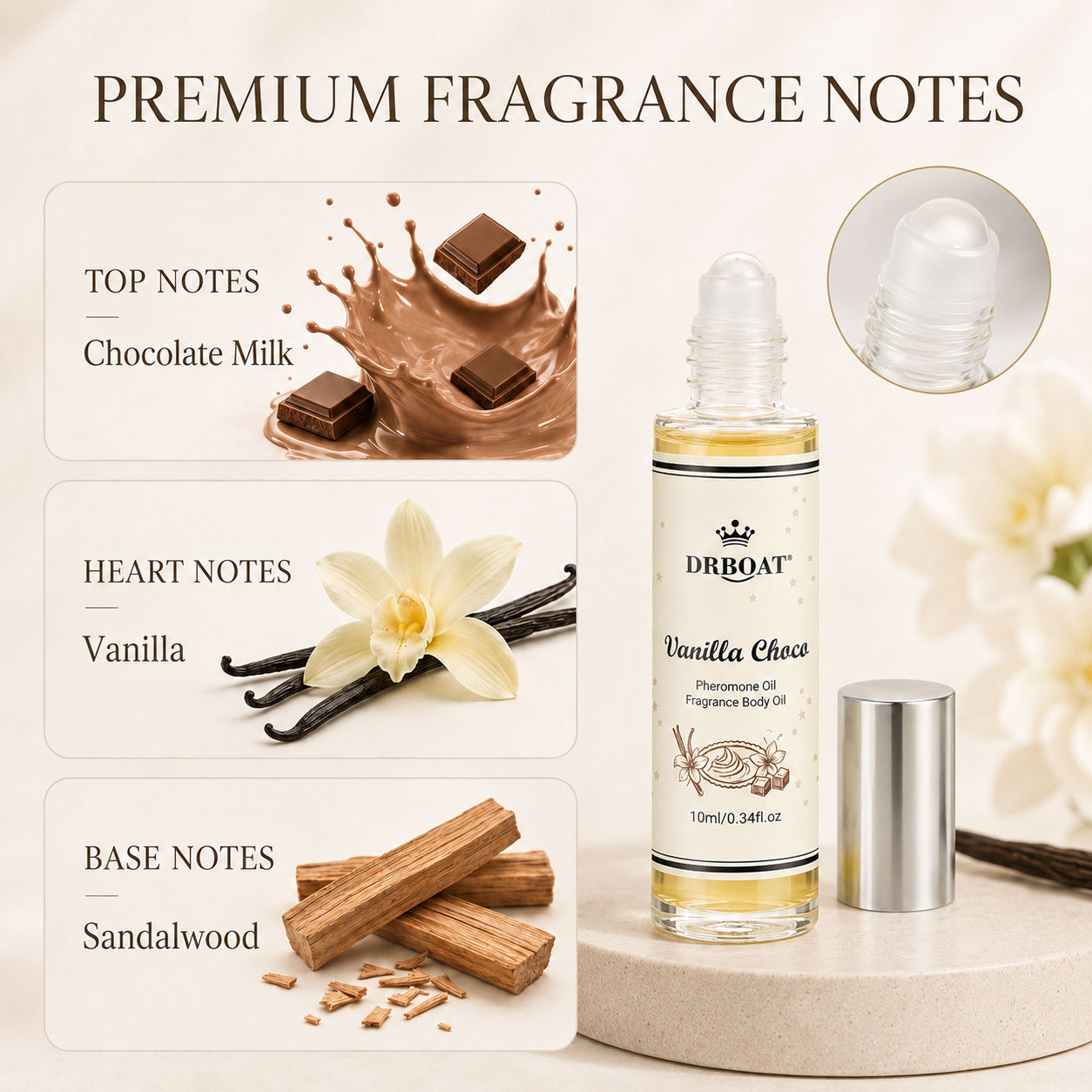 Women Vanilla Choco Sandalwood - Sandalwood Perfume Oil 评论和价格