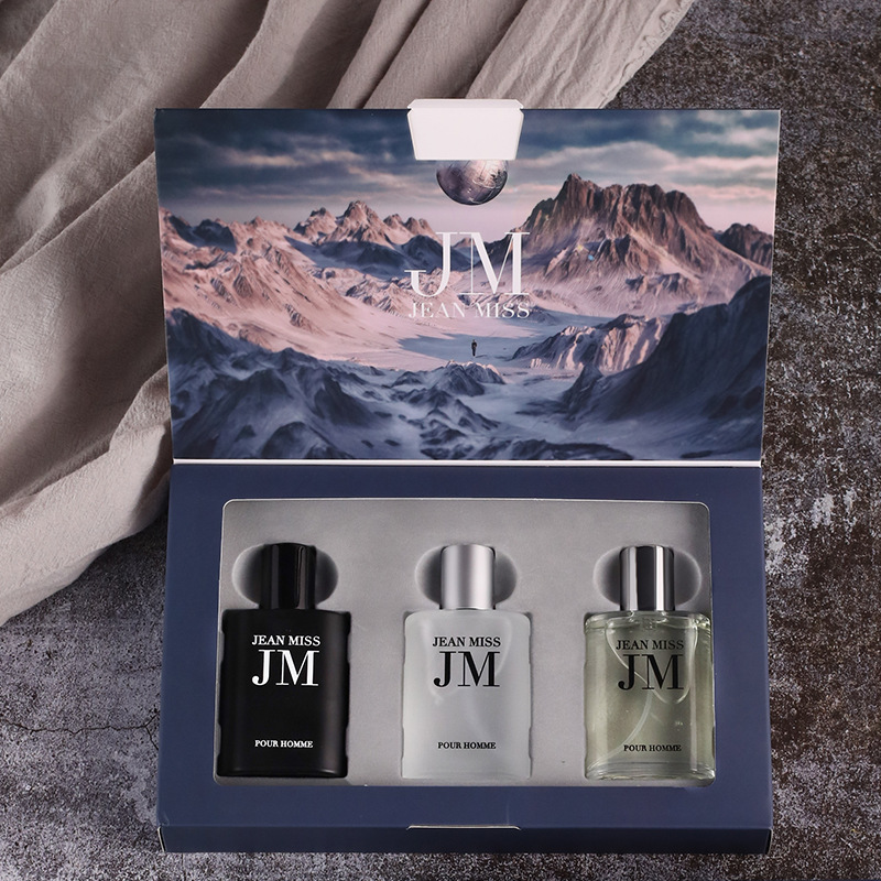 3 Pcs Men Eau de Toilette Colo - Fragrance Perfume Box 评论和价格