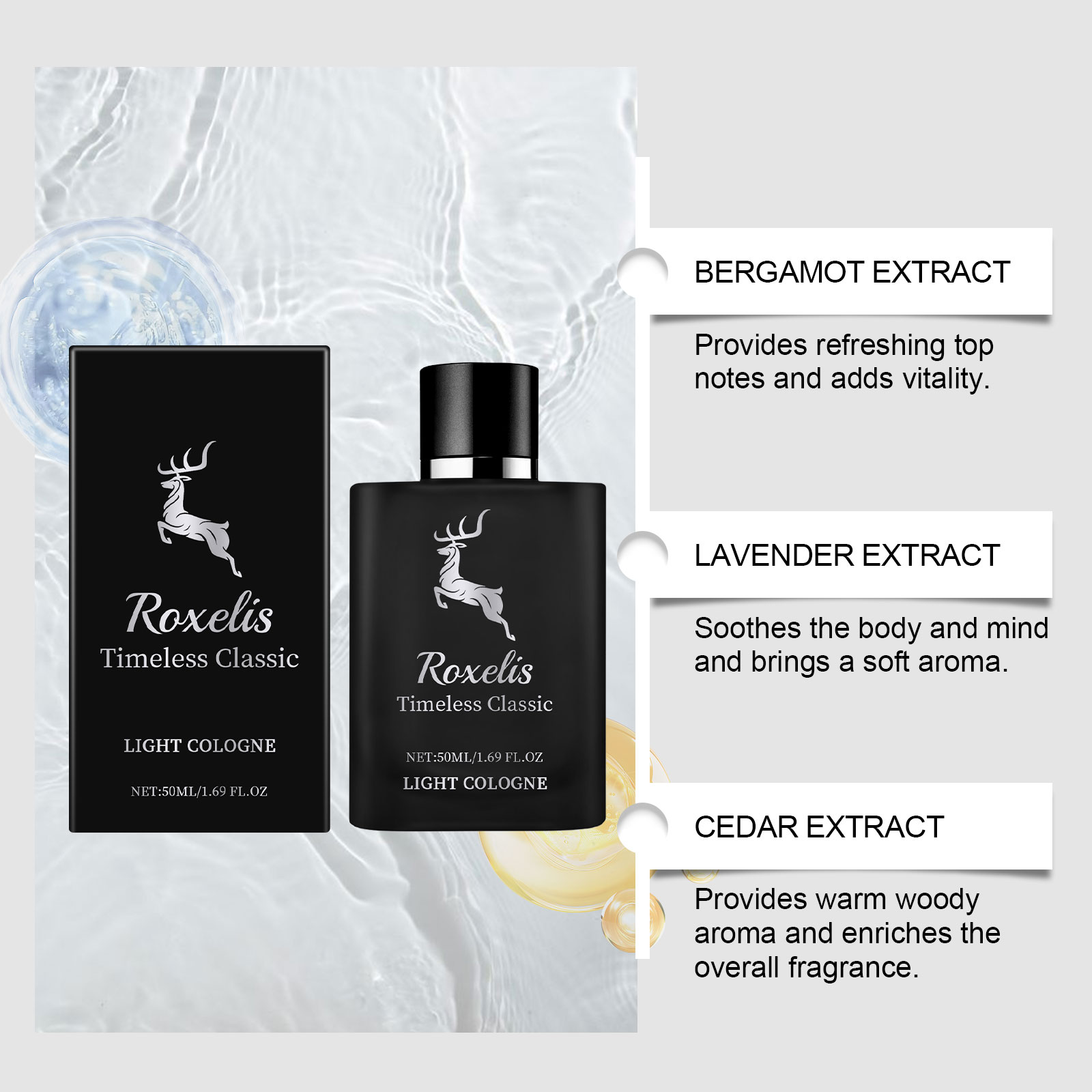 Charm Classic Cologne For Men  - Perfume Lavender Fragrance 评论和价格