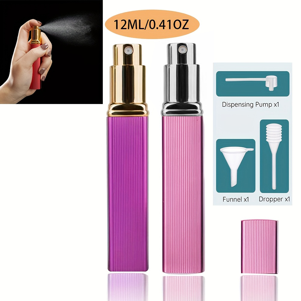 2-Piece Set, 12ml Refillable P - Perfume Fragrance Kit 评论和价格