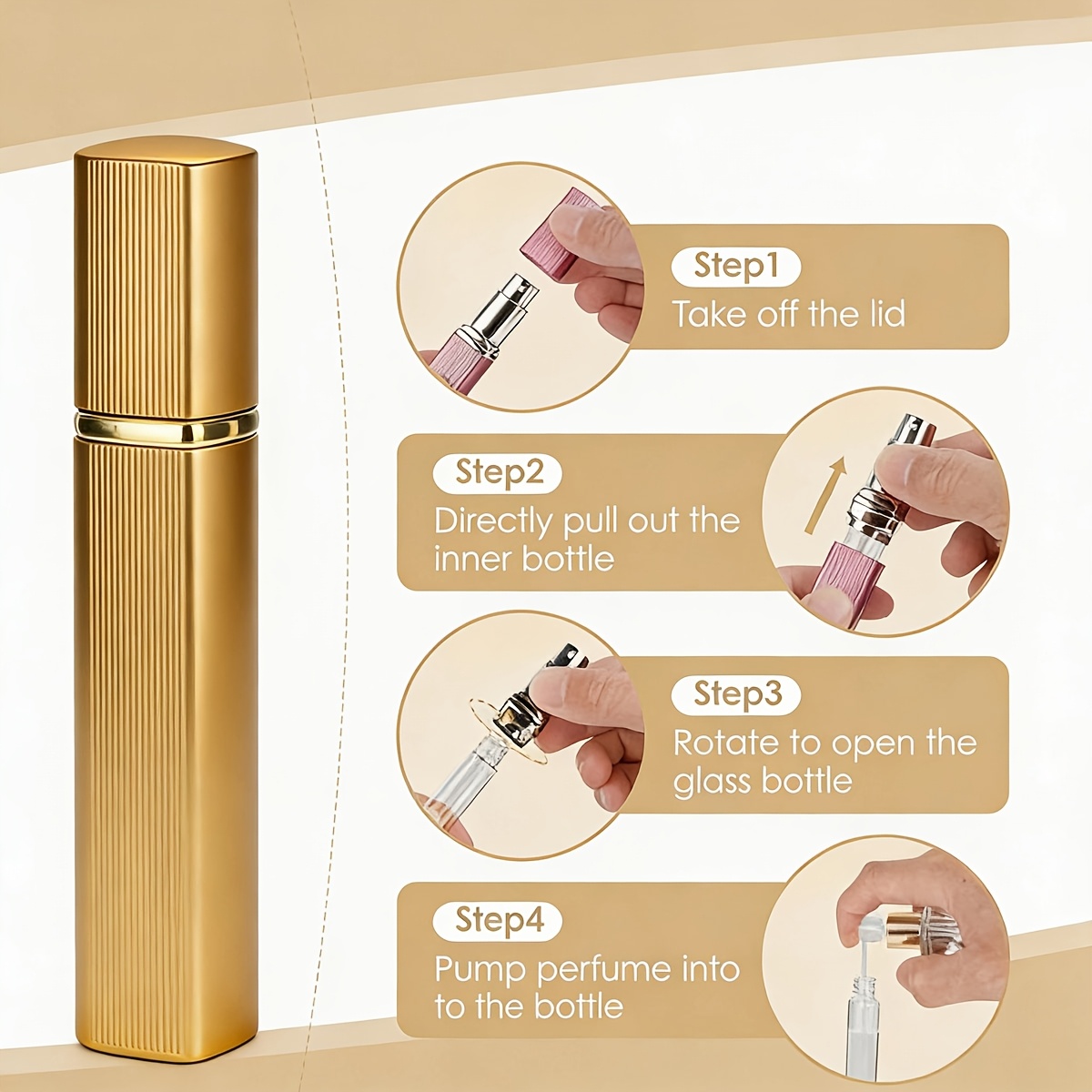 2-Piece Set, 12ml Refillable P - Perfume Fragrance Kit 评论和价格