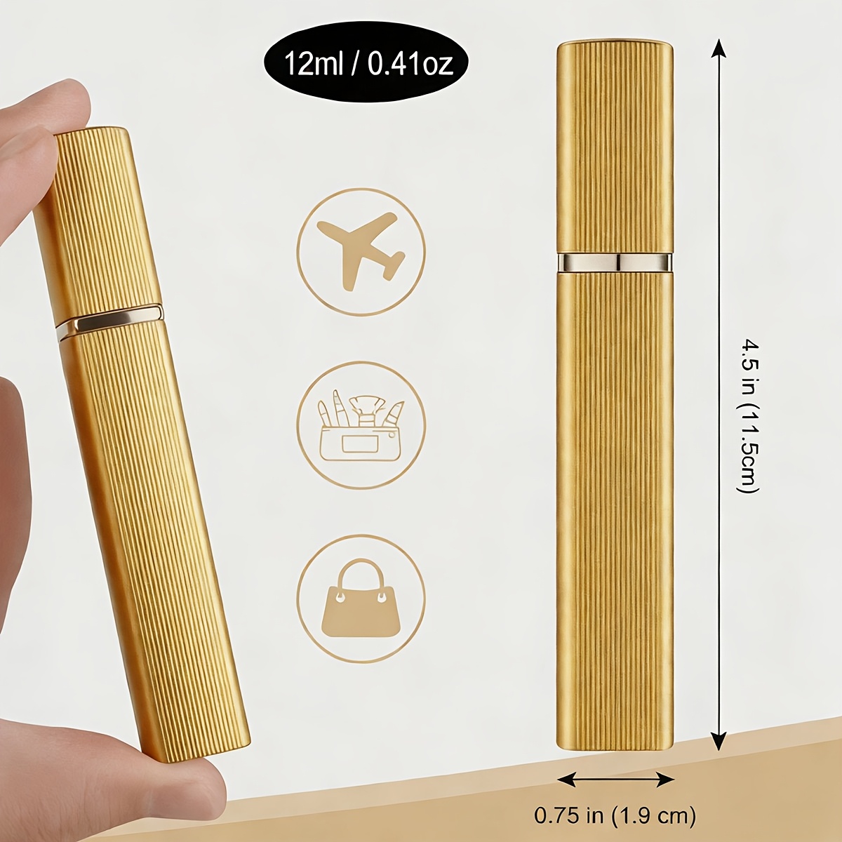 2-Piece Set, 12ml Refillable P - Perfume Fragrance Kit 评论和价格