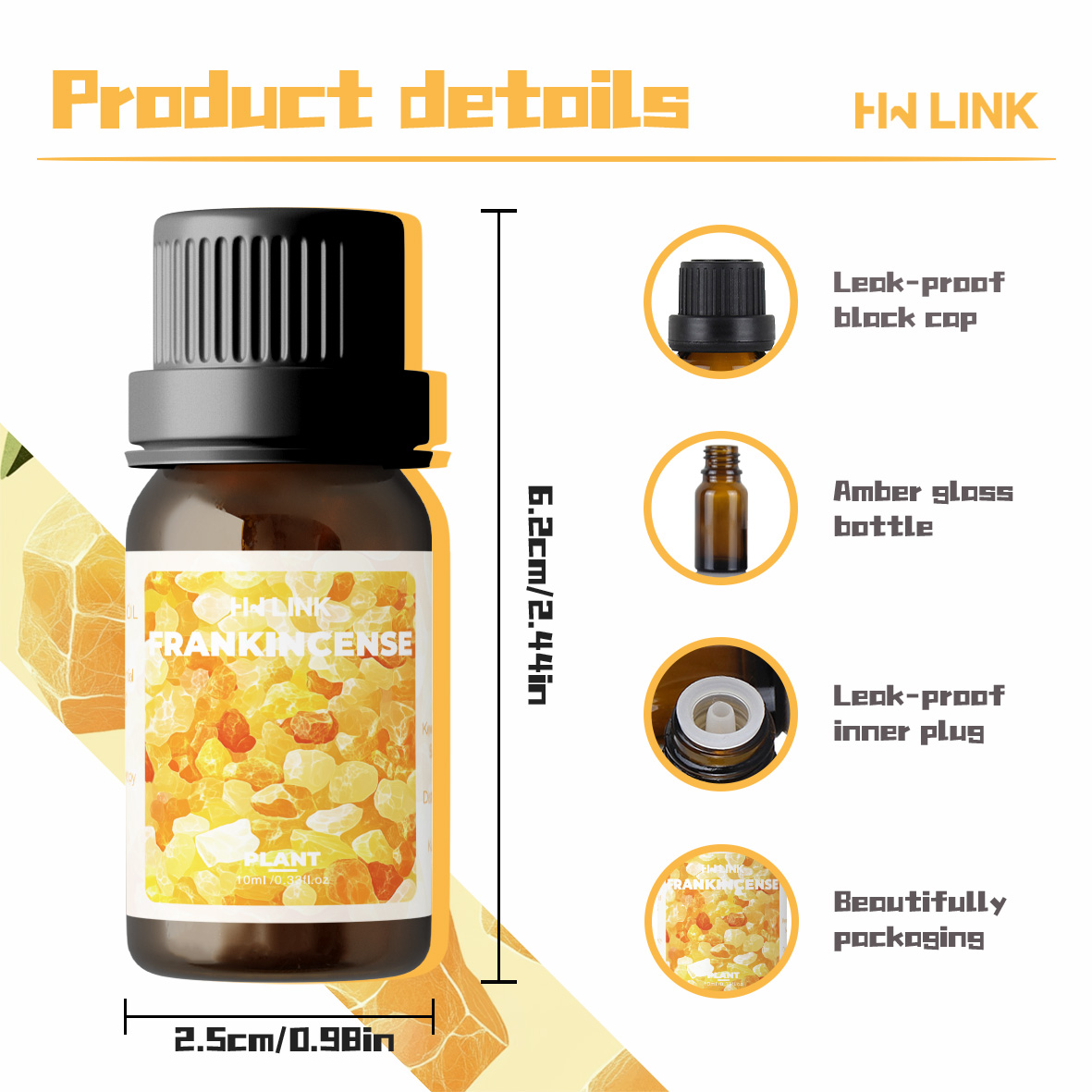 Frankincense Essential Oil 10m - Sandalwood Perfume Oil 评论和价格